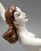 Статуэтка «Балерина М. Плисецкая в роли Китри в балете А. Минкуса «Дон Кихот», скульптор Чечулина Г. Д.,​ фарфор Дулево, 1980-е