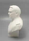 Фарфоровый бюст большого размера «А. А. Жданов», скульптор Пинчук В. Б., бисквит, ЛФЗ, 1945 г.