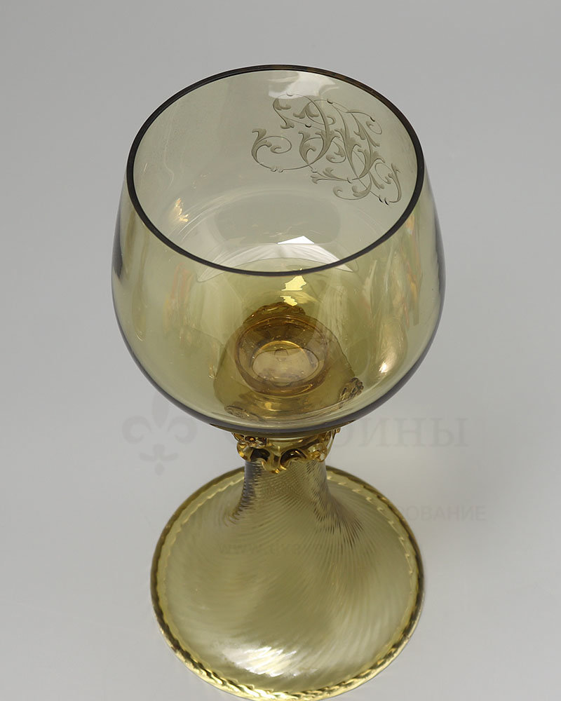 Купить старинный бокал Ремер, Западная Европа, конец 19 века, стекло ...