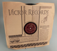 Шопен, «Скерцо No. 1, си минор» исп. Артур Рубинштейн - пианино, 1920-е годы. Пластинка большого размера. Редкость! США. Victor Records