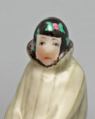 Статуэтка, скульптурная группа «На проруби» из серии «Большая стирка», скульптор Ю. М. Львов, авторская подпись, Первомайский фарфоровый завод (Песочное), 1980-90 гг.