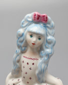 Комплект статуэток по мотивам сказки А. Н. Толстого «Золотой ключик»: Мальвина, Буратино и Пьеро, скульптор Щербина В. И., Киевский ЭКХЗ, 1990-е