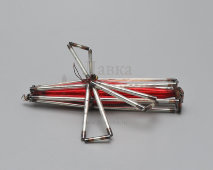 Игрушка-подвеска из стекляруса на елку «Мельница», Завод «Лаборприбор», г. Клин, 1940-60 гг.