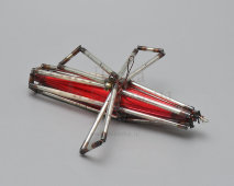 Игрушка-подвеска из стекляруса на елку «Мельница», Завод «Лаборприбор», г. Клин, 1940-60 гг.