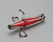 Игрушка-подвеска из стекляруса на елку «Мельница», Завод «Лаборприбор», г. Клин, 1940-60 гг.