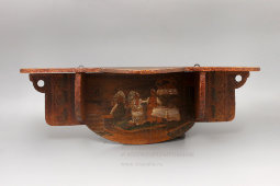 Старинная деревянная полка «Три девицы под окном...», Абрамцево, н. 20 в.