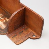 Старинная деревянная полка «Три девицы под окном...», Абрамцево, н. 20 в.