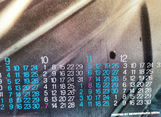 Советский рекламный календарь «Kamaz 1969-1989» на 1990-й год, СССР, 1989 г.