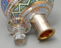 Подарочный алкогольный питьевой набор из графина и 6 рюмок, стекло, Россия, 2000-е