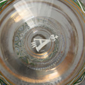 Алкогольный питьевой набор из графина и 6 рюмок, стекло, Россия, 2000-е
