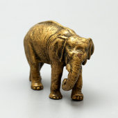 Антикварная бронзовая статуэтка «Слон», Европа, начало 20 века