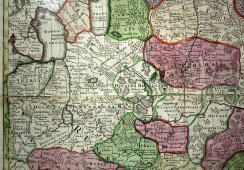 Старинная итальянская карта северной части Московского Русского государства