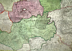 Старинная итальянская карта северной части Московского Русского государства