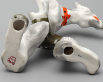 Статуэтка «Волк» из композиции «Волк и три поросёнка», скульпторы братья Траугот А. Г. и В. Г., артель «Прогресс», 1960-80 гг.