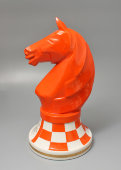 Переходящий приз по шахматам в виде шахматной фигуры «Конь», Вербилки, 1960-е