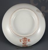 Старинная царская тарелка «Полковая»