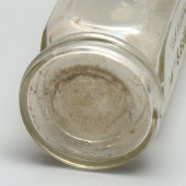 Стеклянный флакон из-под лекарства, бутылек, аптека Р. Кёлер и Ко, Россия, до 1917 г.