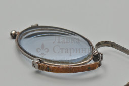 Старинное пенсне со стеклянными линзами, латунь, Европа, к. 19, н. 20 вв.
