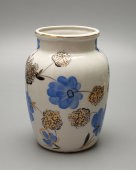 Декоративная фарфоровая ваза «Синие цветы», автор формы Яковлева С. Е., ЛФЗ, 1930-е гг.