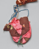 Советская ватная игрушка на елку «Парашютист», Артель «Спорт-игрушка», кон. 1930-х