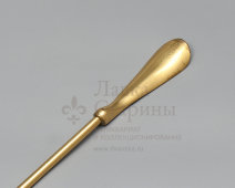 Винтажный комплект в морском стиле​ «Victory»: обувной рожок с длинной ручкой и крючок-подвес, латунь, Европа, сер. 20 в.