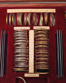 Большой антикварный набор офтальмолога, Emil Sydow, Berlin N. W., Германия, 1900-е