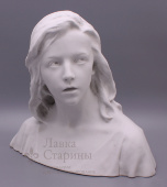 Женский бюст, бисквит, Россия, конец 19, начало 20 века
