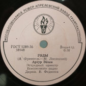 Артур Эйзен: «Годы» и «Хотят ли русские войны?». Апрелевский завод. 1950е гг.