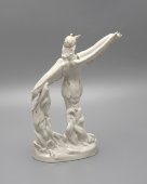 Статуэтка «Балерина в образе птицы» (Аистенок), скульптор Интизарян​ М. А.​, Вербилки, 1950-60 гг.