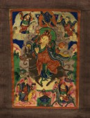 Буддистская танка, 19 век