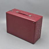 Советский патефон чемоданного типа, модель ПТ-3, Патефонный завод в г. Молотов, 1952-53 гг.