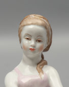 Статуэтка «Актриса Т. Л. Пилецкая в детстве» (Юная балерина), скульптор Пахомов А. Ф., ЛФЗ, 1950-60 гг. 