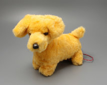 Советская электромеханическая мягконабивная игрушка «Щенок», завод «Игротехника», г. Ленинград, 1980-е