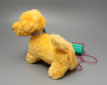 Советская электромеханическая мягконабивная игрушка «Щенок», завод «Игротехника», г. Ленинград, 1980-е
