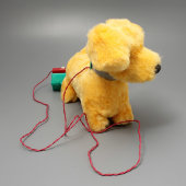 Советская электромеханическая мягконабивная игрушка «Щенок», завод «Игротехника», г. Ленинград, 1980-е