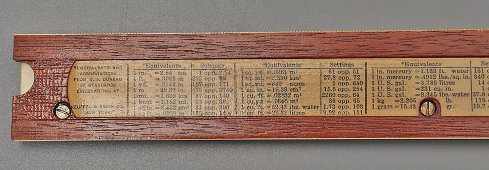 Старинная логарифмическая линейка Keuffel&Esser, модель 4053-3 в оригинальном кожаном футляре, США, 1920-е