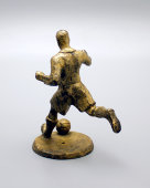 Скульптура «Футболист», СССР, бронза