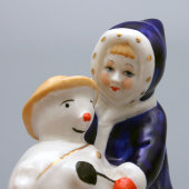 Статуэтка «Снежная баба», скульптор С. Голембовская (Болзан), Киевский ЭКХЗ, Украина