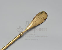 Винтажный комплект из обувного рожка и настенного подвеса «Белка», латунь, Peerage Brassware, Англия, сер. 20 в.