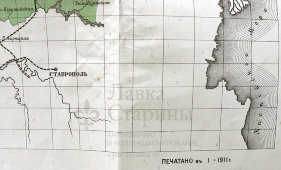 Сборная таблица военно-топографической карты западной части Российской империи, 1911 г.