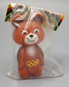 Олимпийский мишка, талисман «Медвежонок», Олимпиада-80, новый в упаковке, Москва, 1980 г.