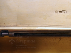 Сигарная коробка в виде ларца, Россия, 1860-е годы, серебро 84 пробы