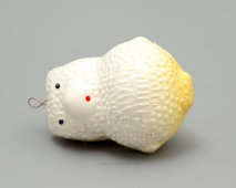 Ёлочная игрушка «Медвежонок», пенопласт, СССР, 1980-е