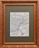 Старинная карта «Поволжье», Большая энциклопедия, масштаб 1:5000000, Россия, к. 19, н. 20 вв.