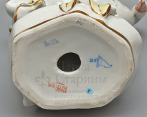 Статуэтка «Аист», скульптор Пустыгин Н. П., Дулевский фарфор, 1970-80 гг.