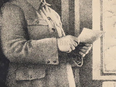 Литография, агитационный портрет «Иосиф Виссарионович Сталин», художник А. Дудин, бумага, СССР, 1939 г.