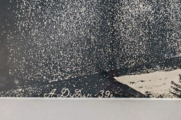 Литография, агитационный портрет «Иосиф Виссарионович Сталин», художник А. Дудин, бумага, СССР, 1939 г.