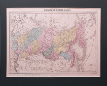 Карта «Сибирь или азиатская часть России»