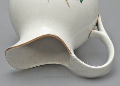 Винтажный кувшин для молока, молочник «Сказочные маки», автор росписи А. В. Воробьевский, автор формы А. А. Лепорская, фарфор, ЛФЗ, 1950-е