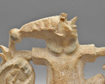 Подписная авторская скульптура по мотивам сказки «Золотой ключик или приключения Буратино», Ганрио Н. Н., шамот, СССР, 1970-е